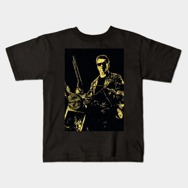 Terminator - The Legend Kids T-Shirt by Naumovski